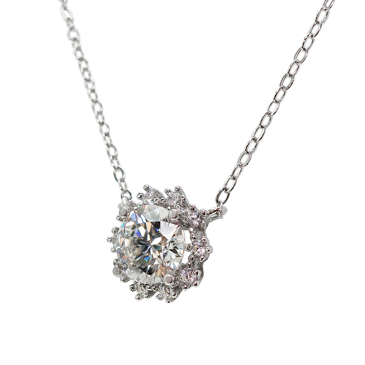 006LV Brilliant Floral Stone Necklace