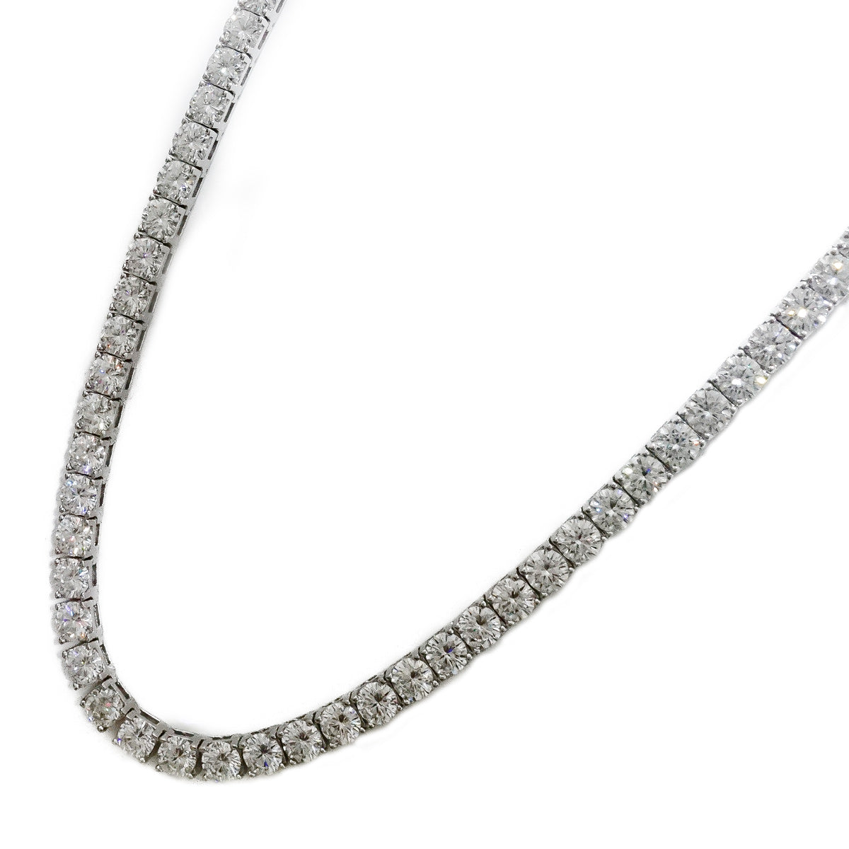 204LV Moissanite Tennis Necklace