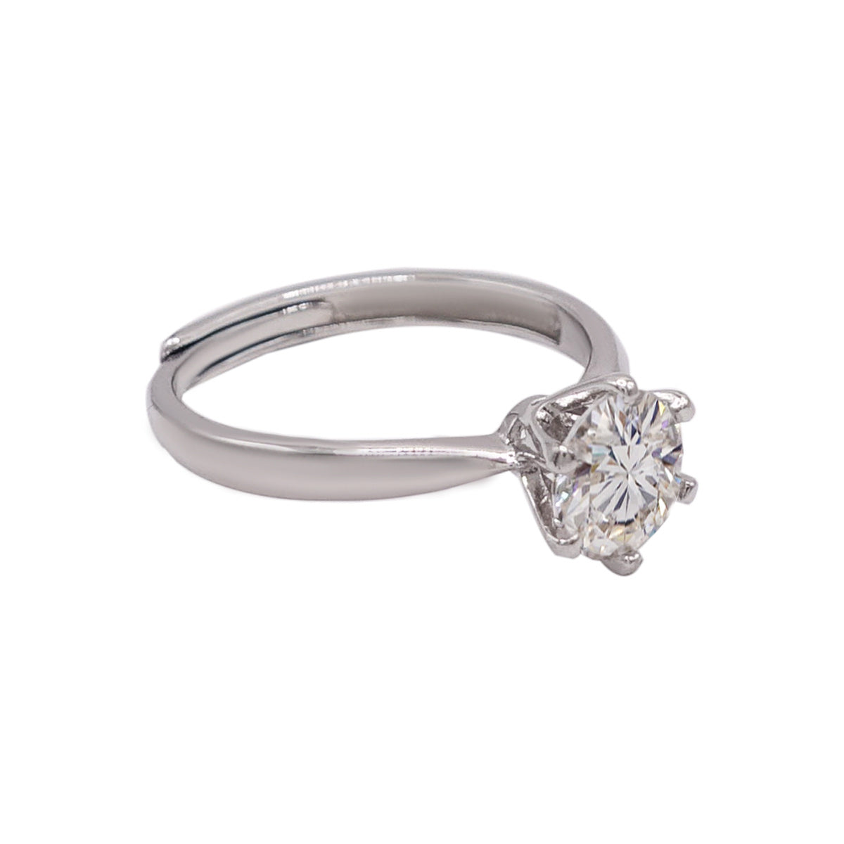 148LV Round Cut Solitaire Engagement Ring