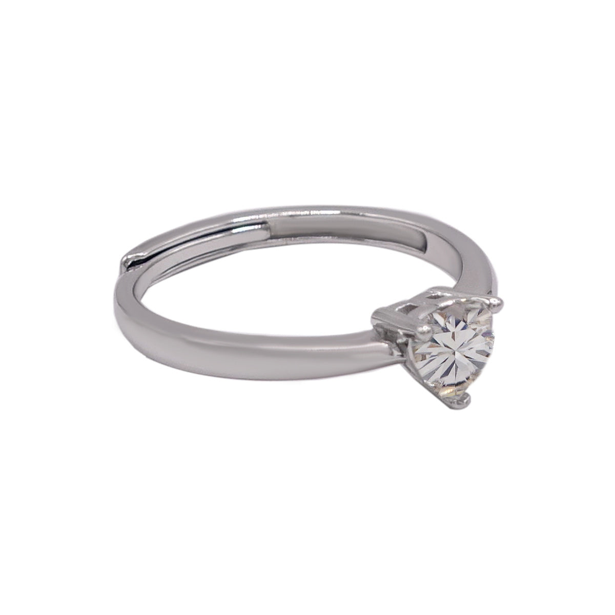 155LV Moissanite Heart Engagement Ring