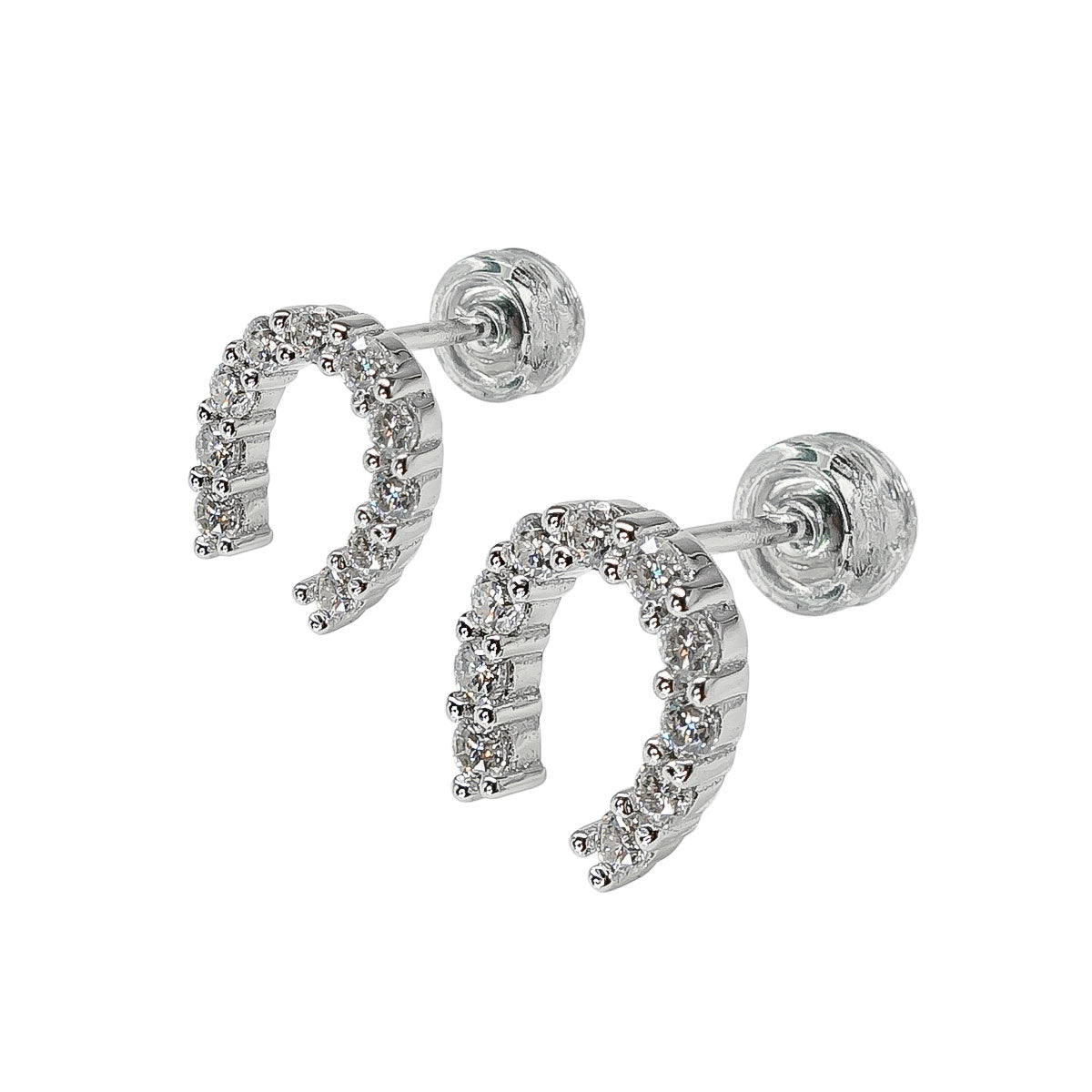 261LV Horse shoe Shape Pave Crystal