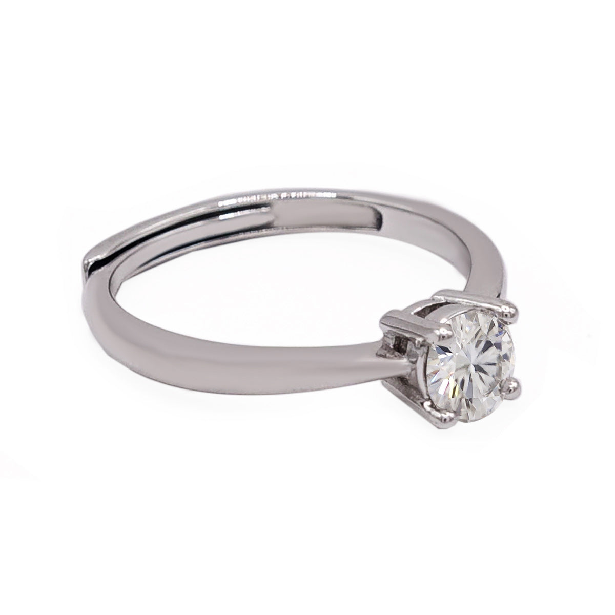 322LV Round Cut Solitaire Engagement Ring