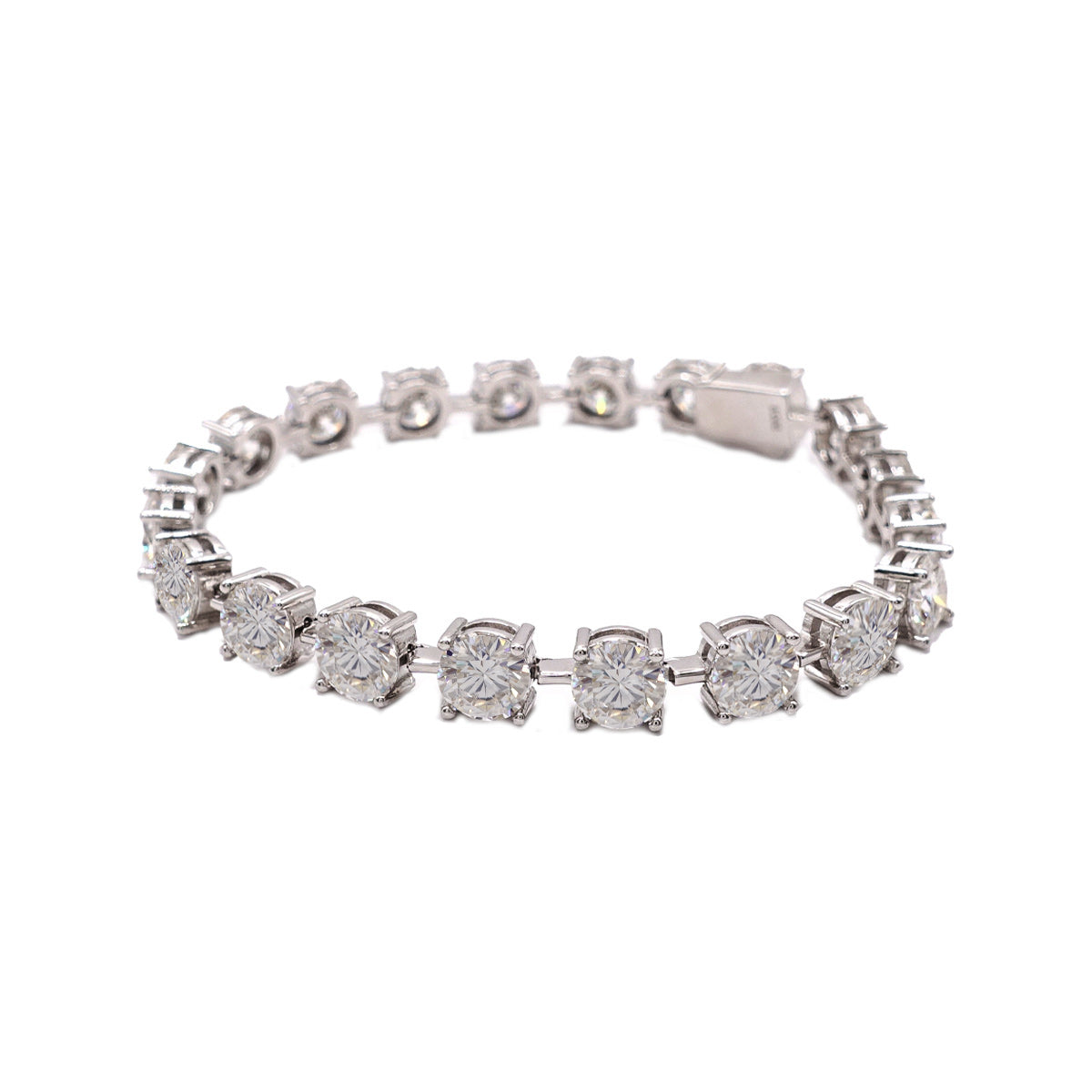 336LV Round Cut Tennis Bracelet