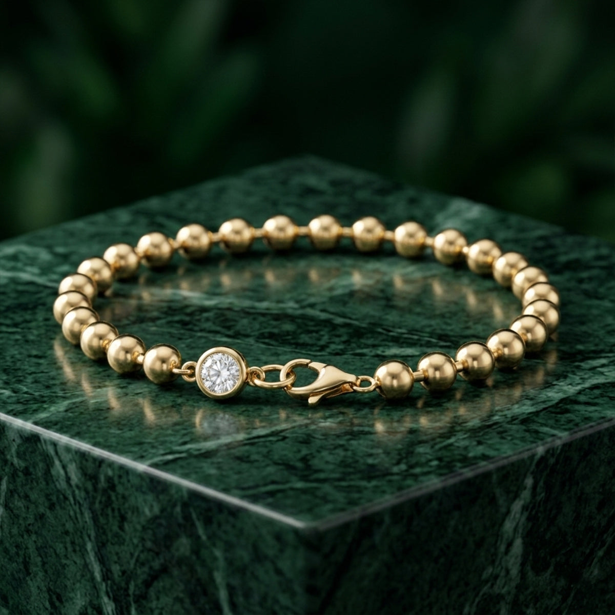 464LV Celeste Gold Bracelet