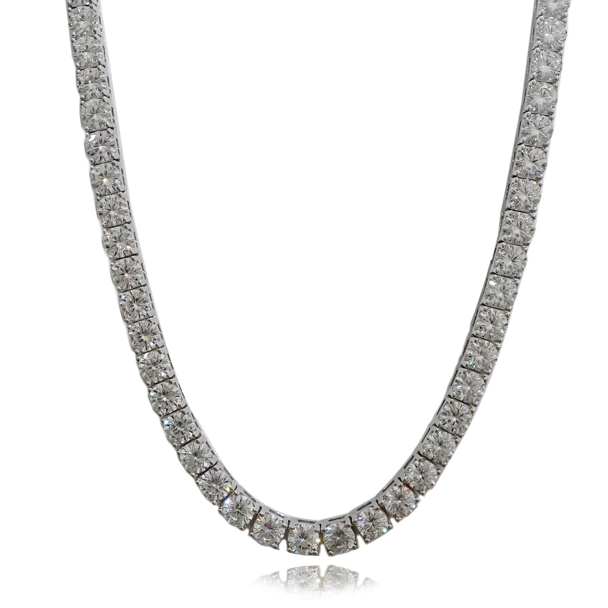204LV Moissanite Tennis Necklace