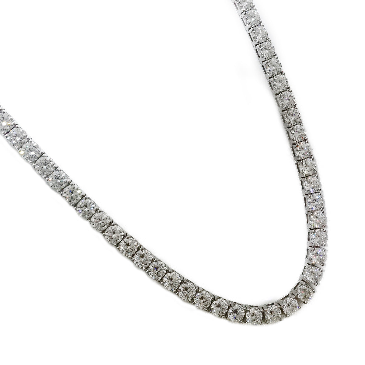 204LV Moissanite Tennis Necklace
