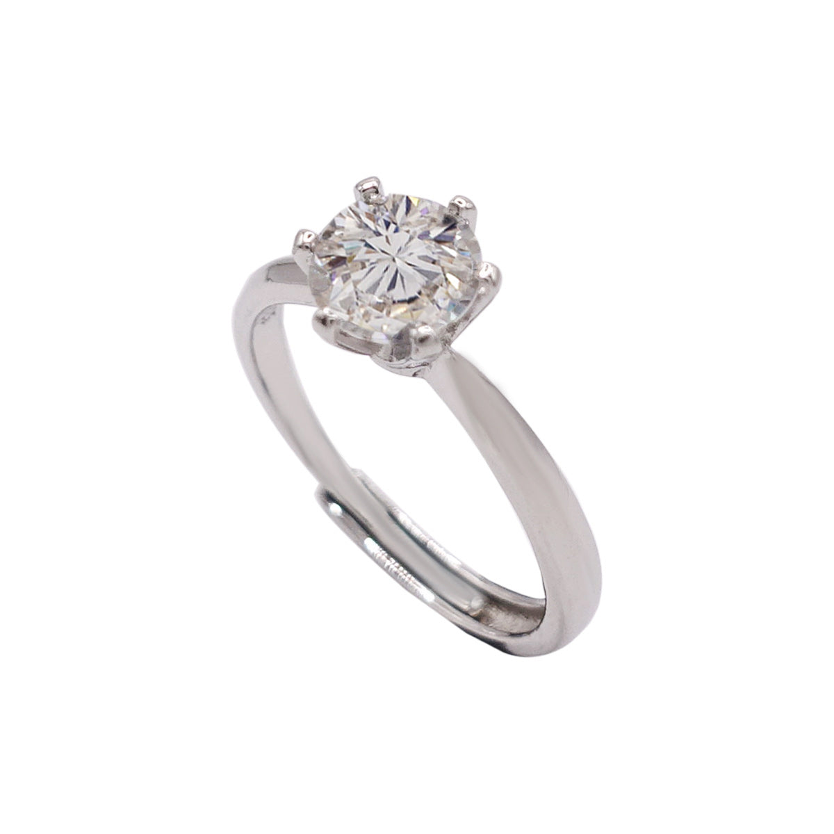 148LV Round Cut Solitaire Engagement Ring