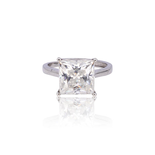 5 ct Princess-Cut Solitaire Moissanite Ring 170LV
