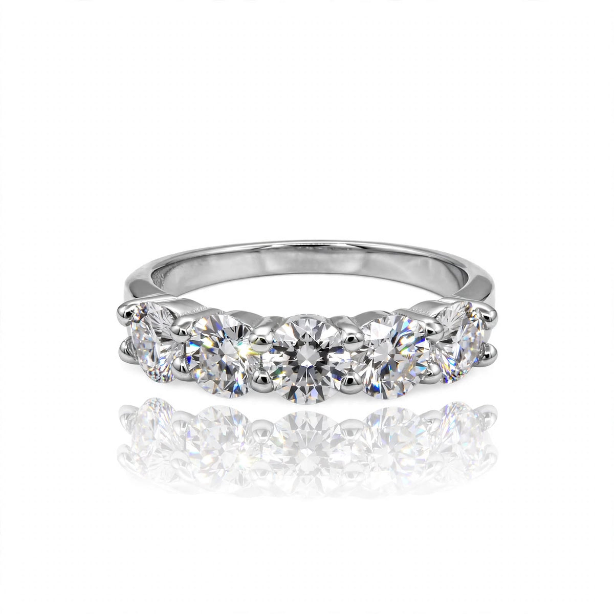 The Quintet Five-Stone Moissanite Ring 181LV7