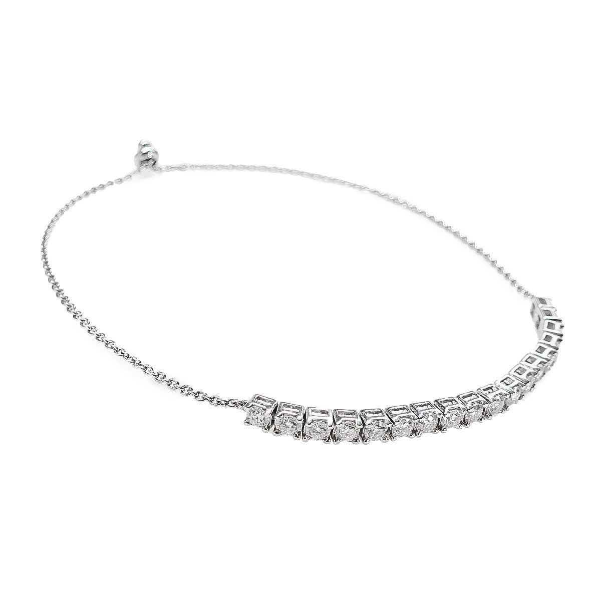200LV Half Eternity Tennis Bracelet 3mm Stone