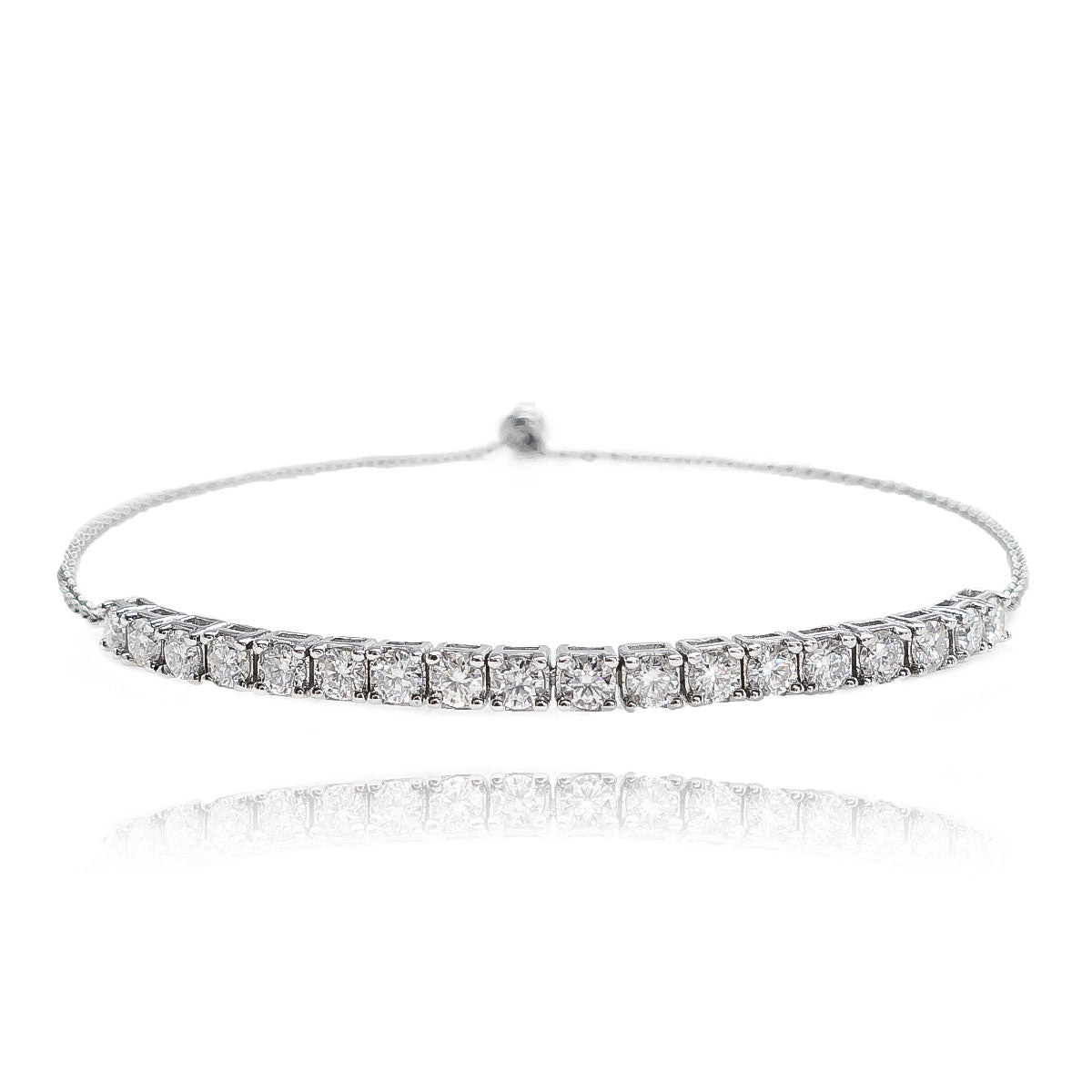 200LV Half Eternity Tennis Bracelet 3mm Stone