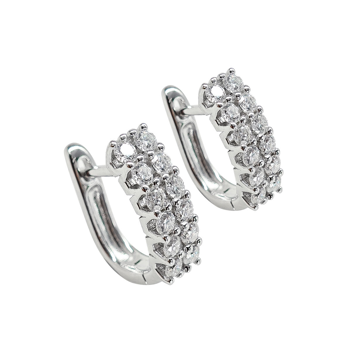 216LV Stones each Clip Earrings