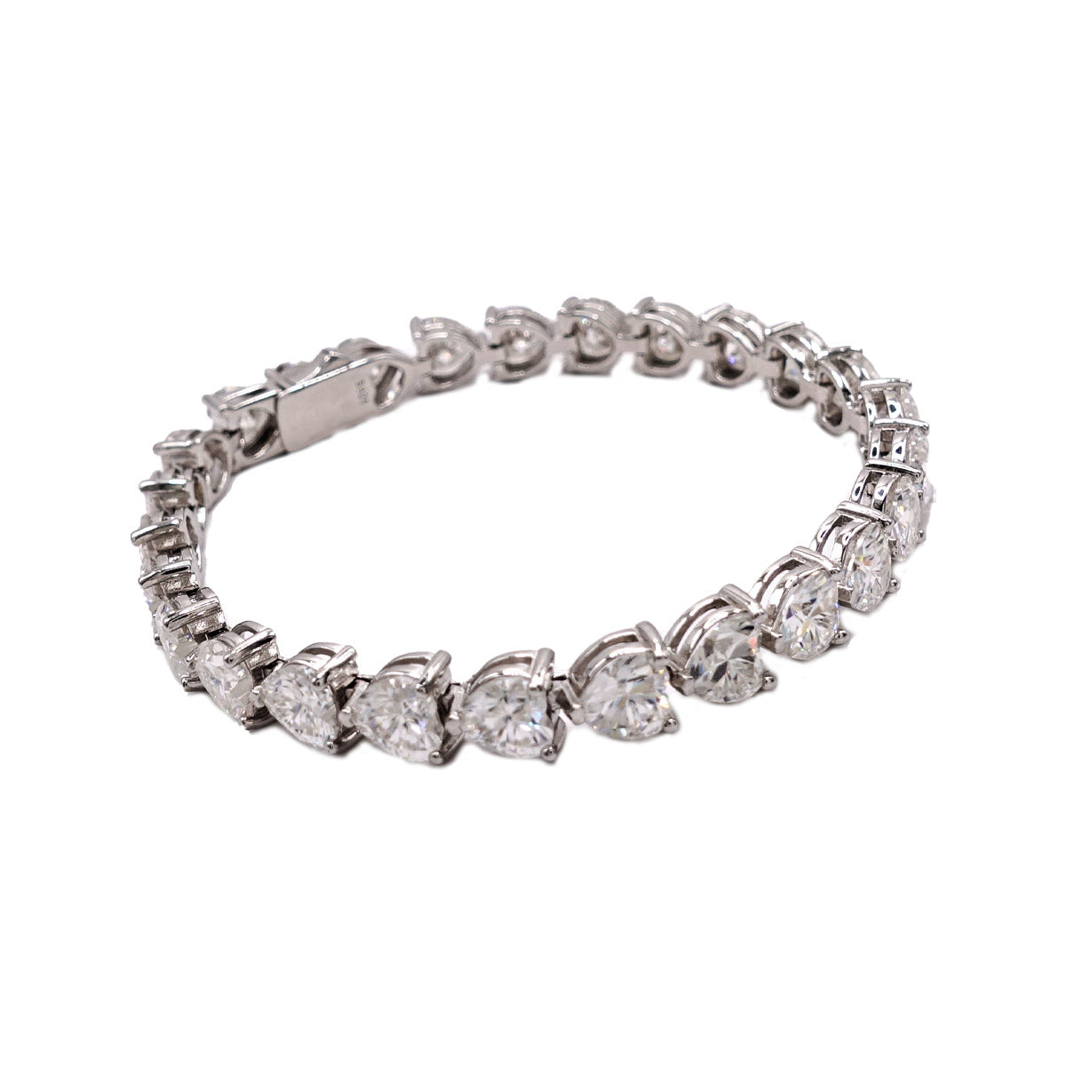 333LV Tennis Heart Bracelet