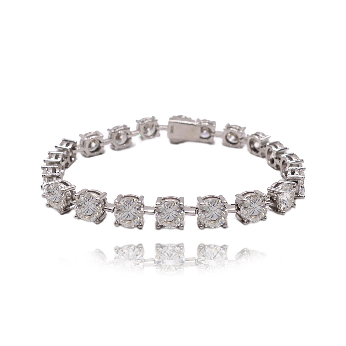 336LV Round Cut Tennis Bracelet
