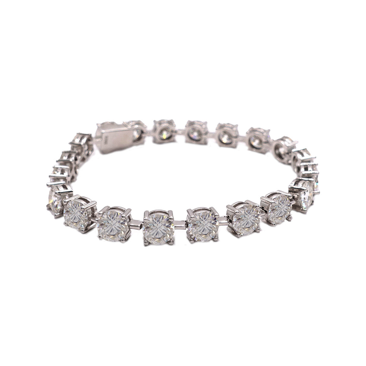 336LV Round Cut Tennis Bracelet
