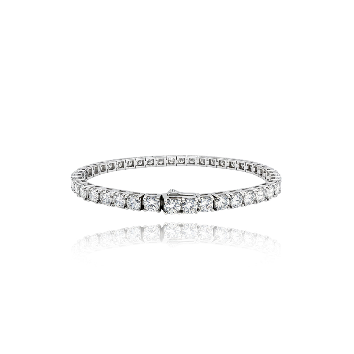 Gilded Pear Moissanite Link Bracelet 399LV