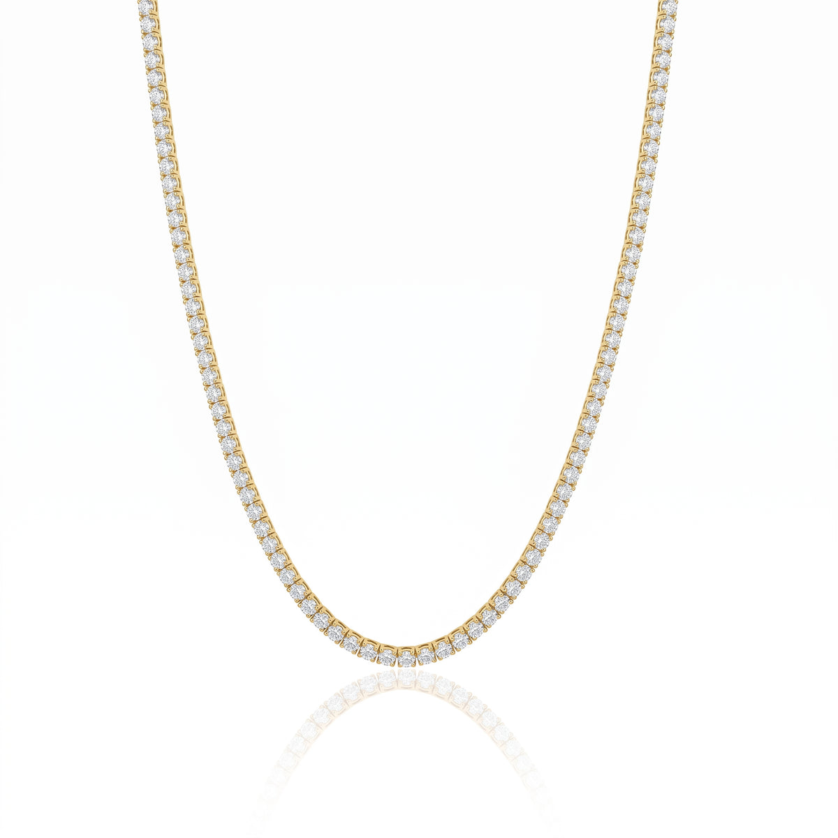Full-Eternity Tennis Chain Necklace 411LV18