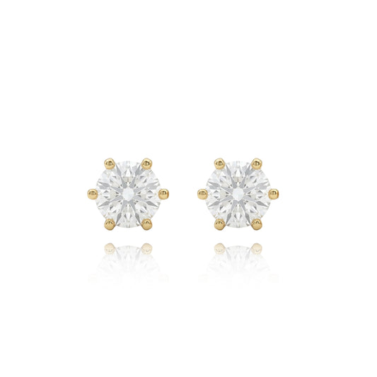 Textured Gold Flower Earrings with Pearl Drop Finish 415LV