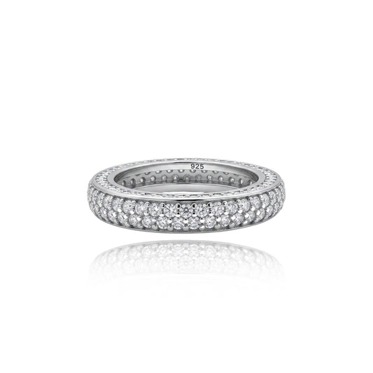 479LV Double Row Full Eternity Ring